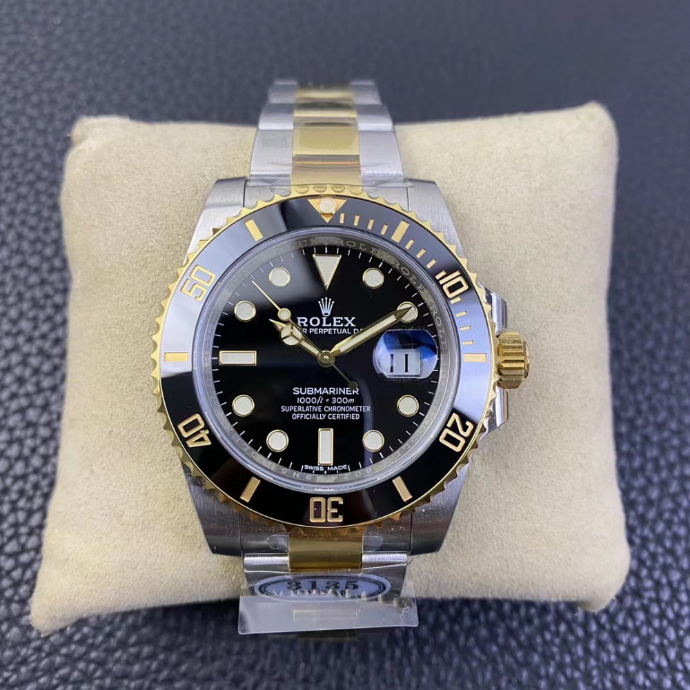 Rolex Submariner Preto/Dourado