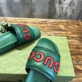 Gucci Slide Verde/Vermelho