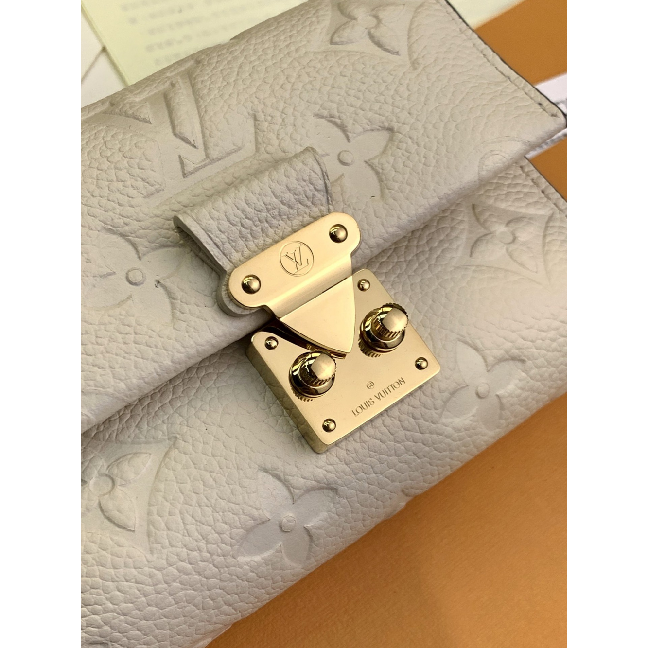 Carteira Louis Vuitton Métis Couro Monogram Empreinte Off 11.5x8.5x4CM