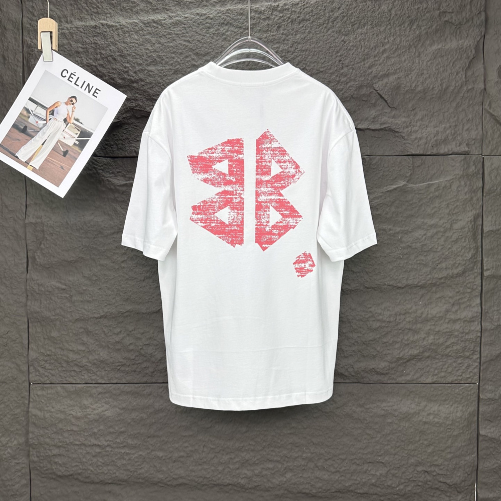 Camiseta de Algodão Balenciaga Branca