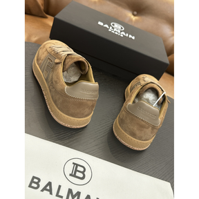 Balmain Tênis Swan Marrom