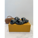 Sandália Louis Vuitton TM Mule Bom dia Preto