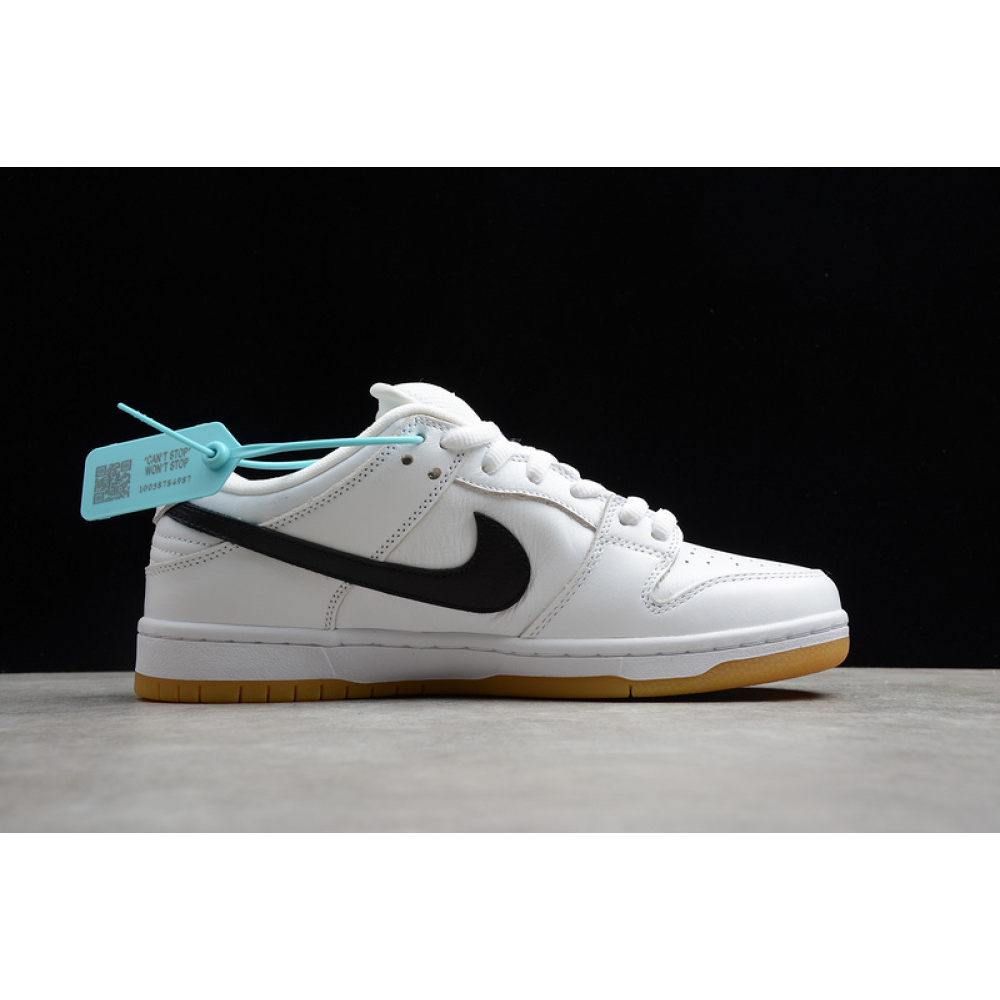SB DUNK LOW ORANGE LABEL WHITE