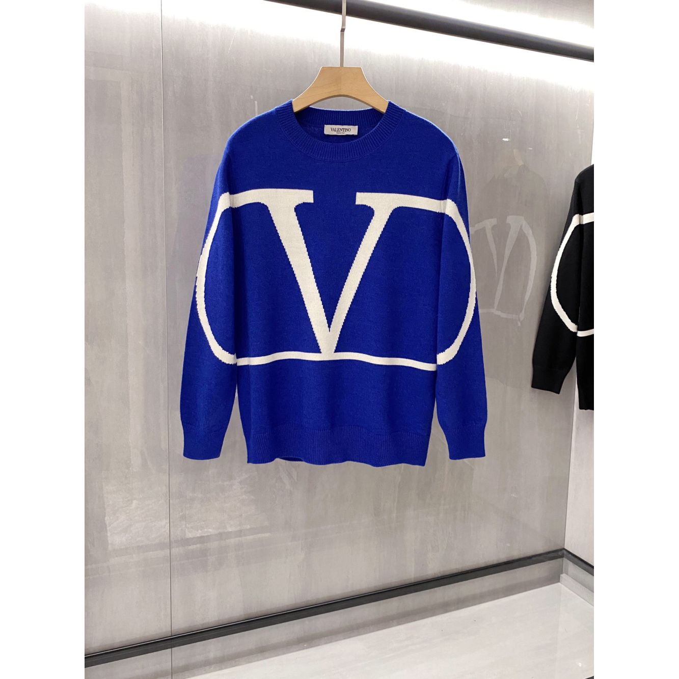 Moletom Valentino VLogo em Cashmere Azul