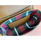 Bolsa Gucci GG Emblem Mini Shoulder Bege/Marrom NEW 2025 20x14x8cm