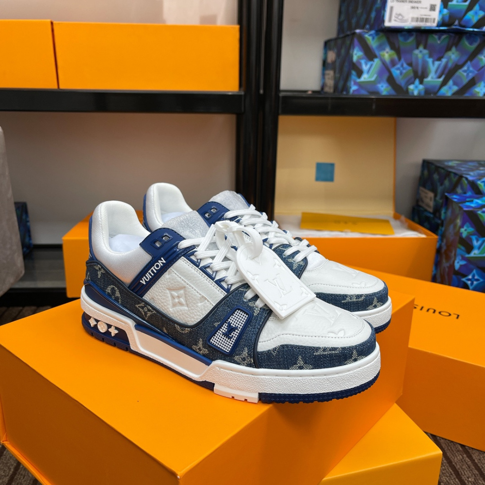 Louis Vuitton Sneaker Trainer Blue
