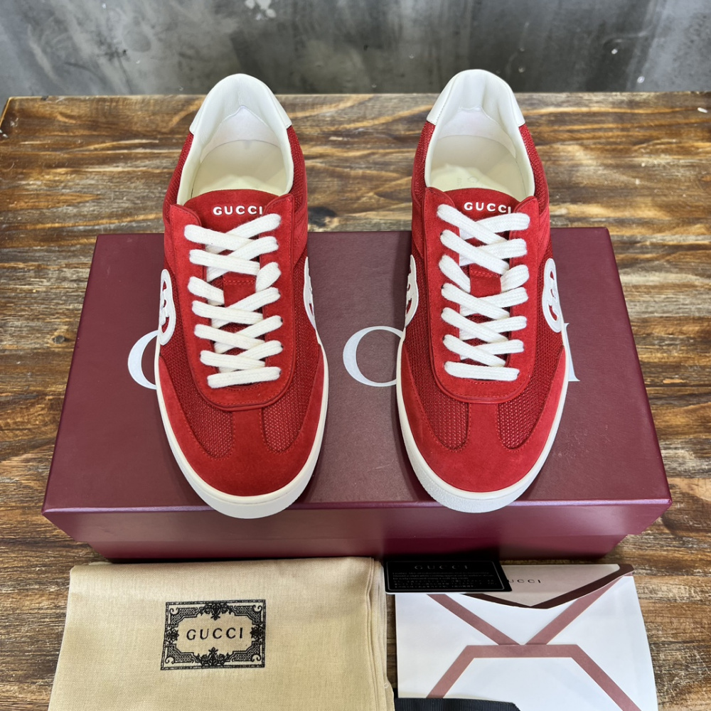Gucci Interlocking G Sneaker Vermelho