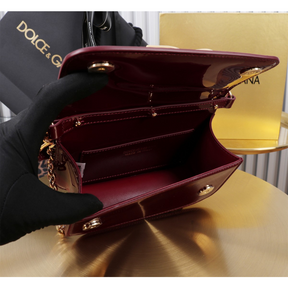 Bolsa Dolce & Gabbana Transversal 11x19x5cm (3 cores) Couro Escovado (Brilhoso)