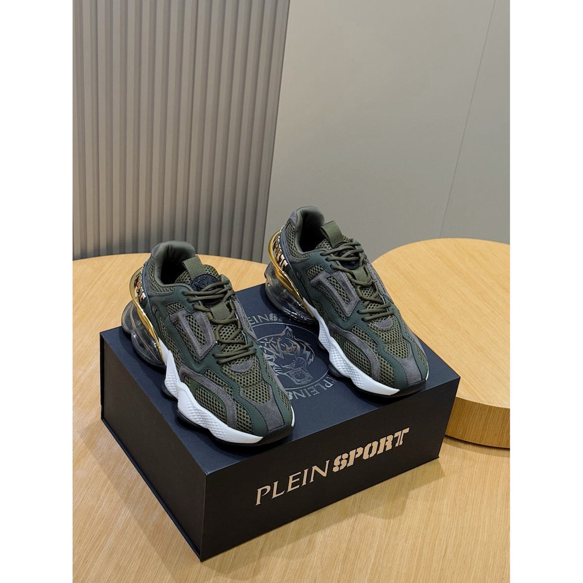 Philipp Plein Sport Tênis Runner PS Thunder Mix Verde