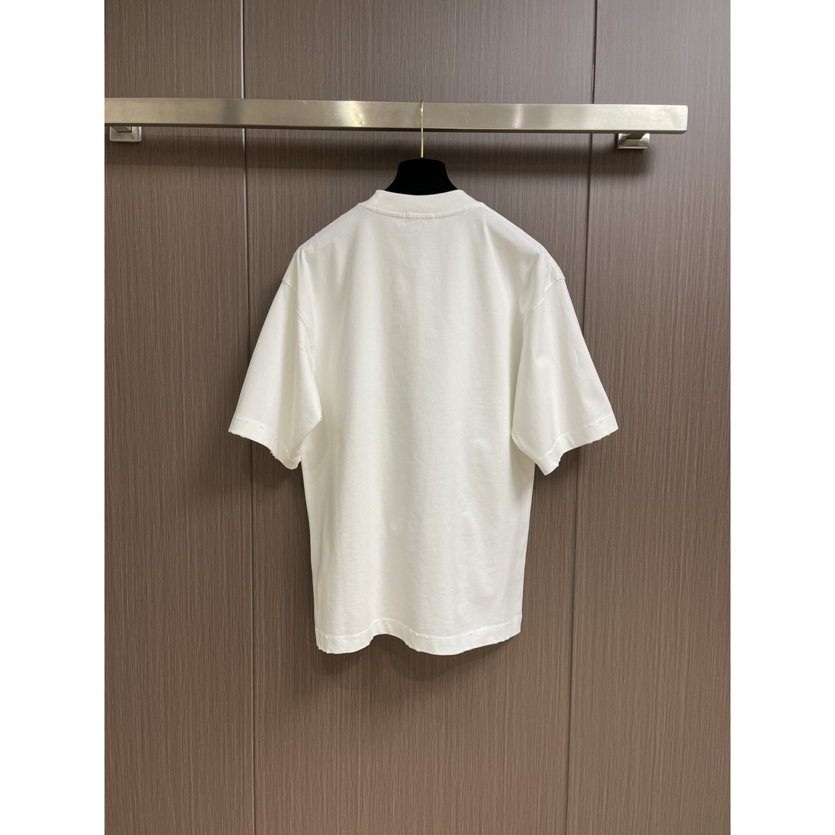 Camisa Valentino de algodão com VLogo Branca