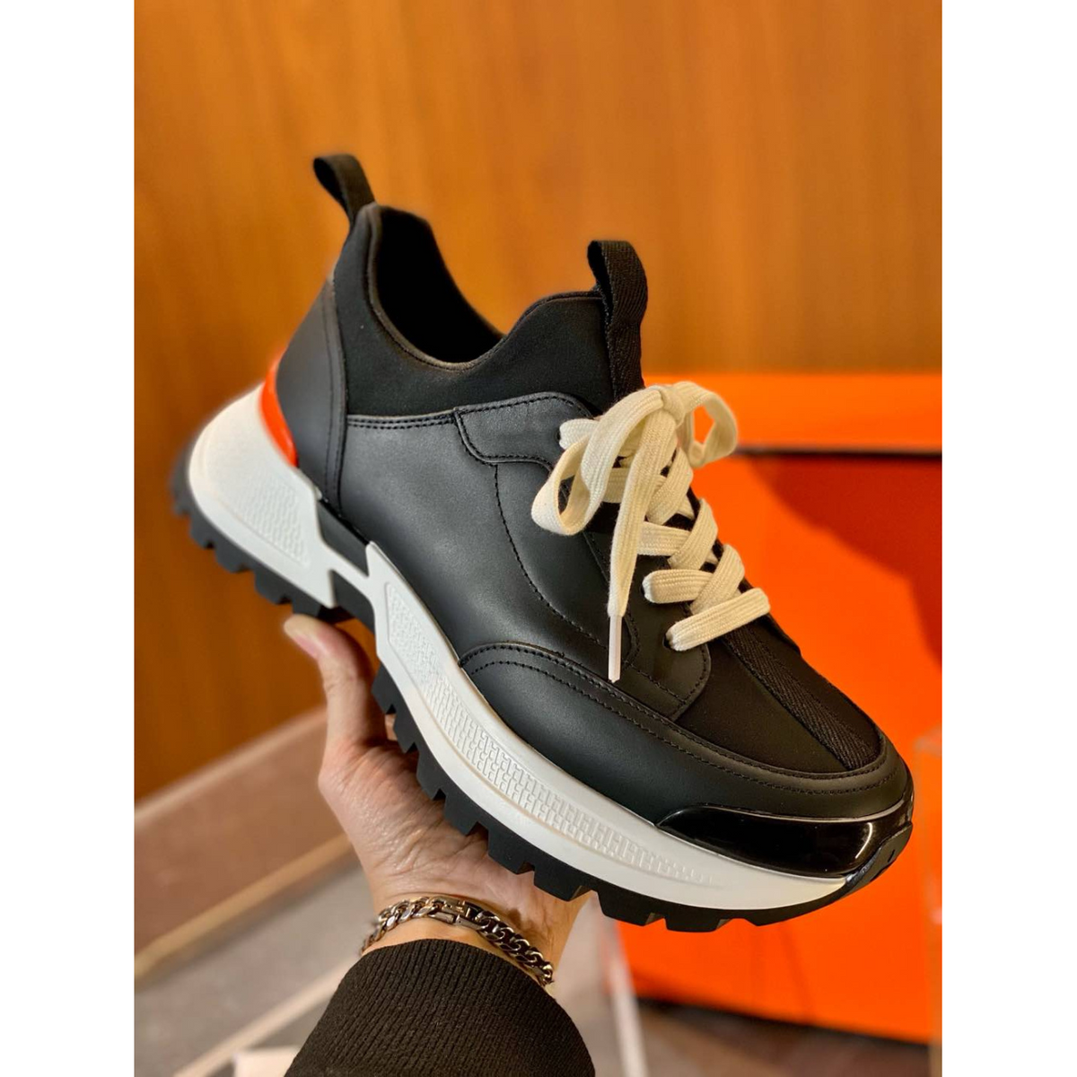 Tênis Hermès Boucing Jump Preto