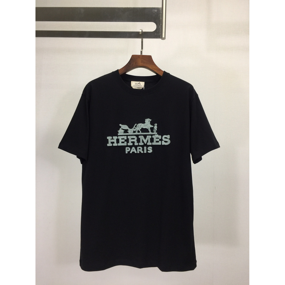 Camisa Hermès Tshirt Preta