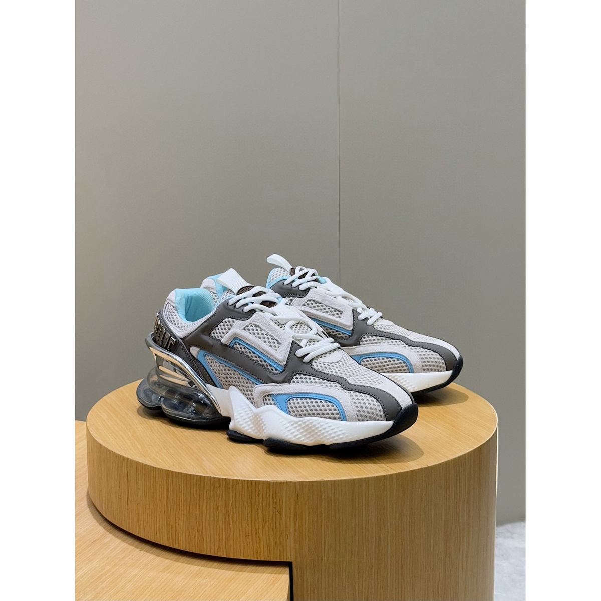 Philipp Plein Sport Tênis Runner PS Thunder Mix Azul