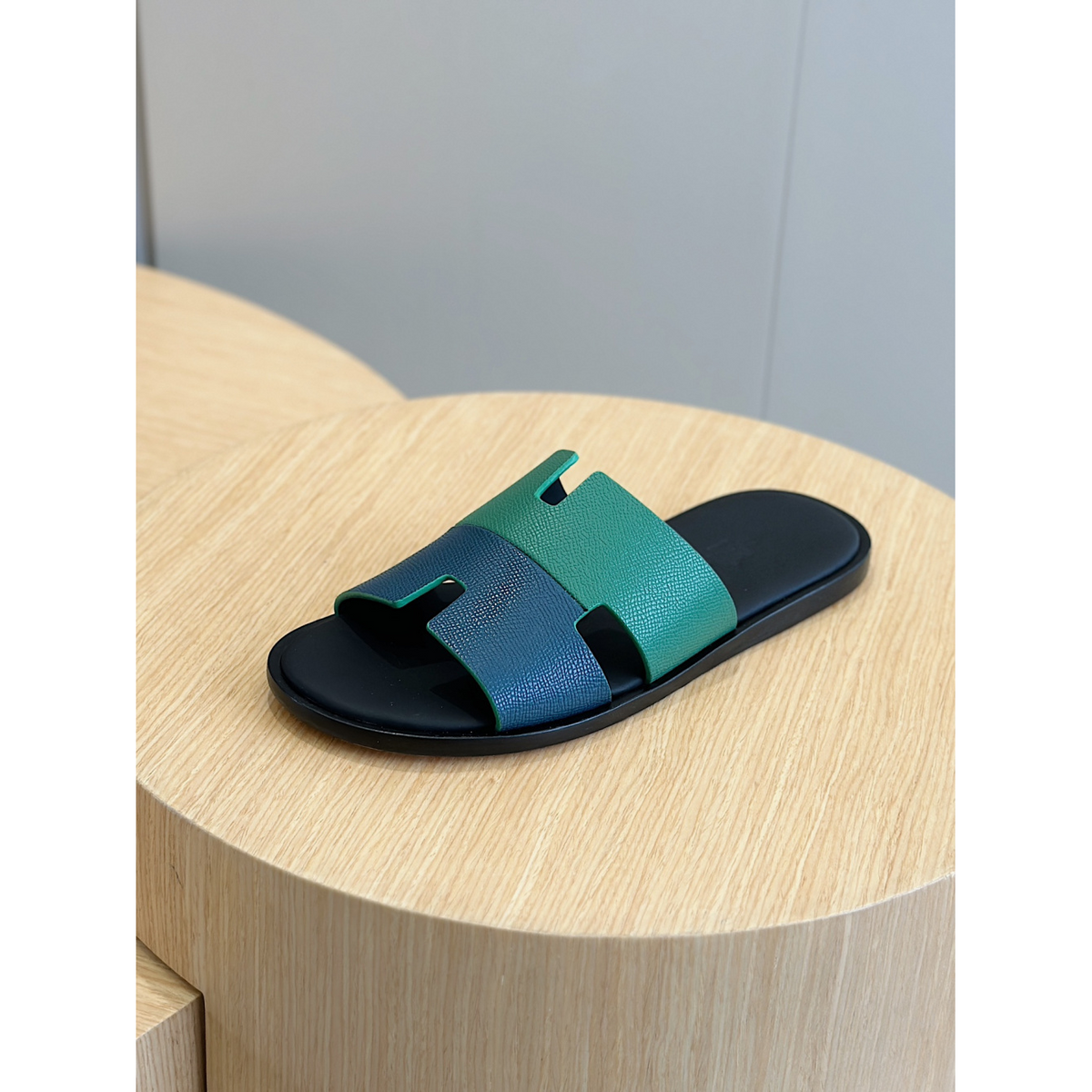 Sandália Izmir Verde/Azul
