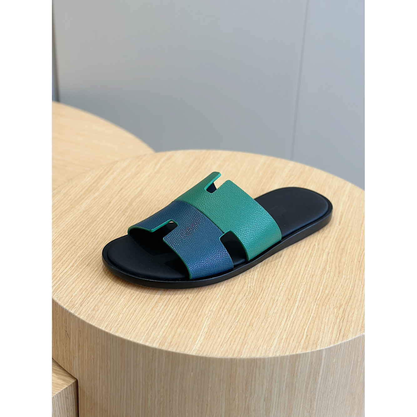 Sandália Izmir Verde/Azul