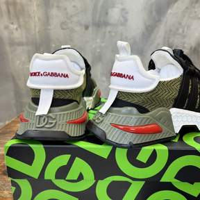 TÊNIS DOLCE & GABBANA AIRMASTER GREEN/BLACK/RED