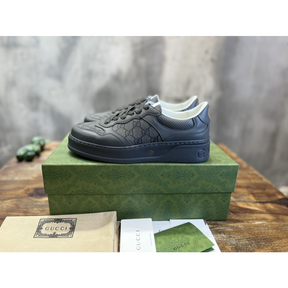 Tênis Gucci GG Supreme Cinza