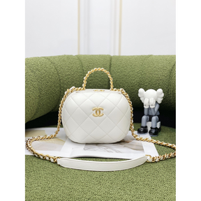 Bolsa Chanel Branca 13.5x16.5x10.5CM
