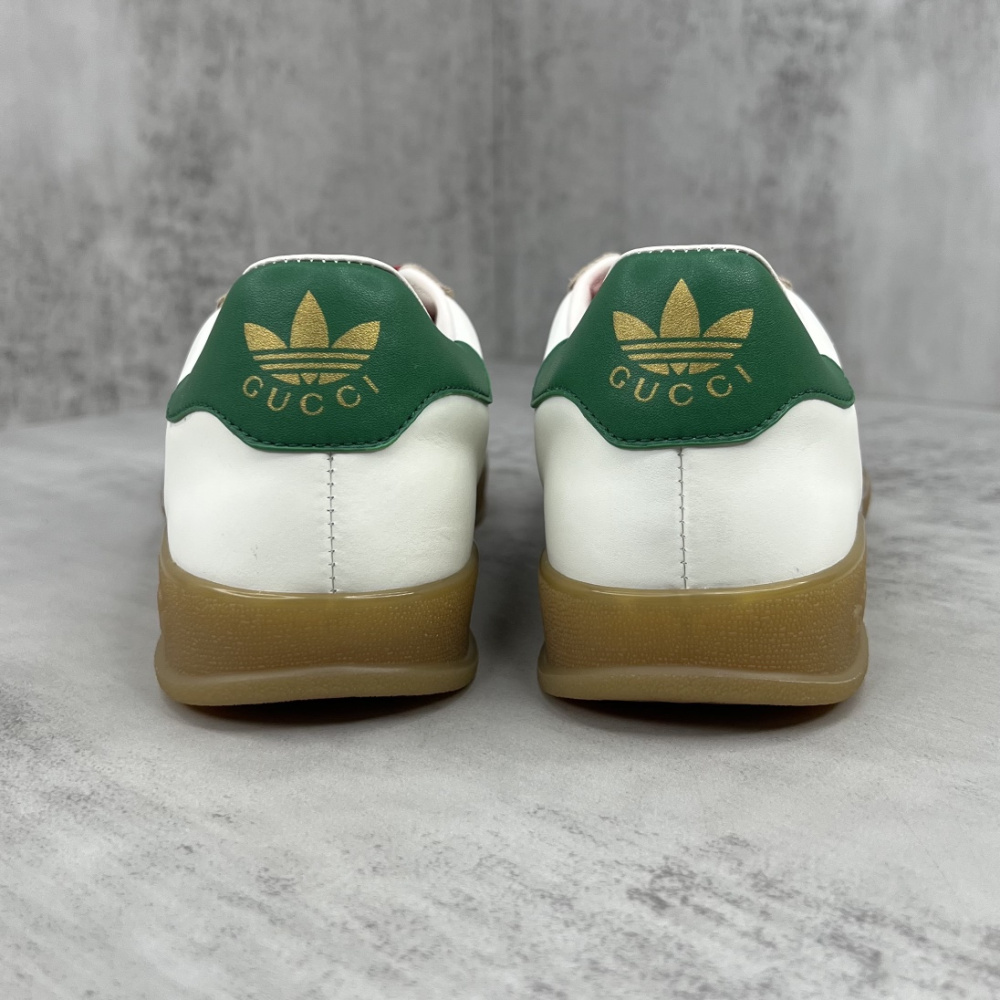 Tênis Gucci x Adidas Gazelle Verde/Vermelho/Branco