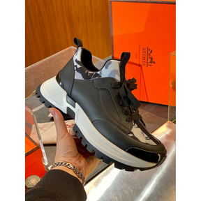Tênis Hermès Boucing Jump Preto Estampado