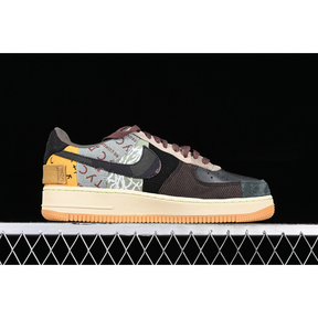TRAVIS SCOTT AIR FORCE 1 LOW GREY/YELLOW/BLACK/BLUE/PURPLE