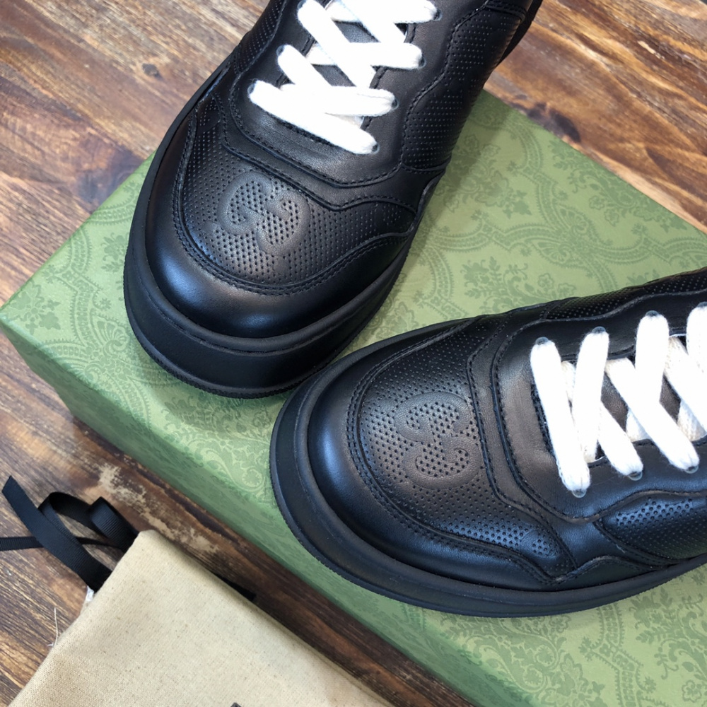 Gucci Sneaker GG Supreme Couro Preto