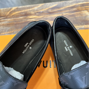 Louis Vuitton Loafer Major Couro Canvas Monogram Graphite